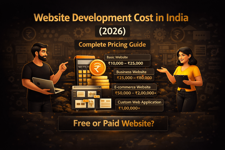 website development cost in India